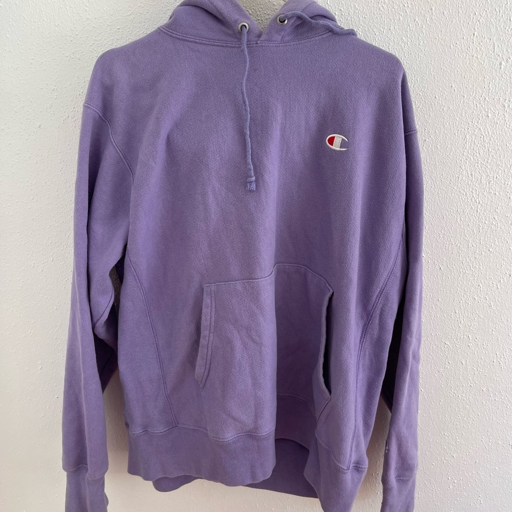 Purple champion hoodie